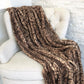 Jungle Cat Faux Fur Luxury Throw