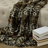 Wild Leo Faux Fur Luxury Throw