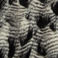 Porcupine Black and White Faux Fur Luxury Throw