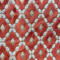 Plutus Velvet Majestic Red, Gray Handmade Luxury Pillow