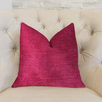 Lady Fuschia Pink Luxury Throw Pillow