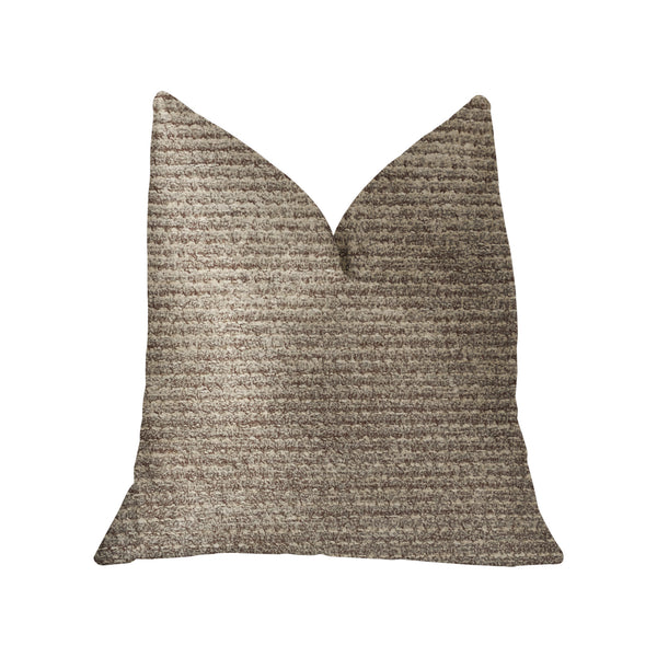 Classy Chic Ivory and Beige Luxury Throw Pillow