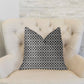Paramount Gray and Black Luxury Throw Pillow