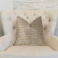 Willow Creek Beige and Ivory Luxury Throw Pillow