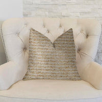 Willow Creek Beige and Ivory Luxury Throw Pillow