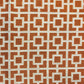 Uptown Orange and Ivory Luxury Throw Pillow