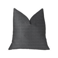 Milan Flare Black and Beige Luxury Throw Pillow