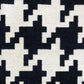 Element Black and White Luxury Throw Pillow