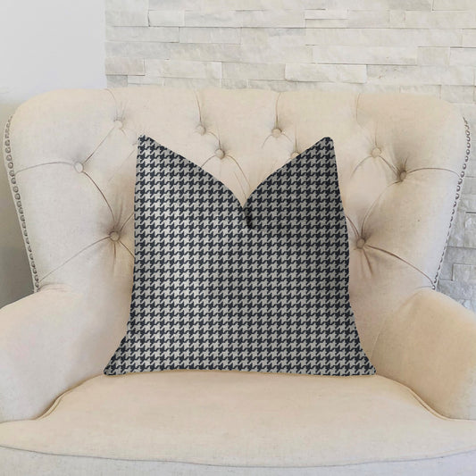 Element Black and White Luxury Throw Pillow