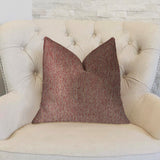 Antoinette Red and Gold Luxury Throw Pillow