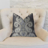 Social Butterfly Brown Shades Luxury Throw Pillow