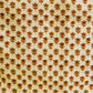 Rosy Posse Orange and Tan Floral Luxury Throw Pillow