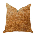 beautiful striking accent aureila brown bronze luxury throw pillow - 0