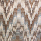 Mid Night Oblique Ridge Wave Luxury Throw Pillow