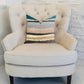 Blue Stone River Sand Multi Color Luxury Throw Pillow