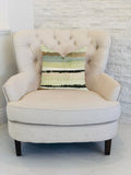 Lime Stone River Sand Multi Color Luxury Throw Pillow