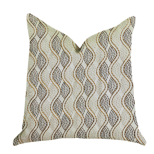 Enigma Twist Luxury Throw Pillow