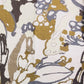 Camellia Floral Blue, Beige Tones Luxury Throw Pillow