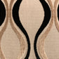 Misty Belvedere Luxury Throw Pillow in Brown and Black Tones