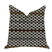 Poppy Chic Woven Luxury Throw Pillow in Multi Color