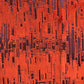 Luminous Skyscraper Luxury Throw Pillow in Orange Red Tones