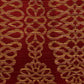 Sweet Henna Luxury Throw Pillow in Red and Gold