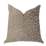 Bubbly Gal Luxury Throw Pillow in Beige Tones