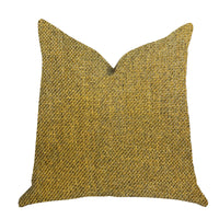 Mustard Seed Luxury Throw Pillow in Dark Yellow