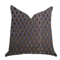 Hidden Treasures Luxury Throw Pillow in Brown and Black Tones