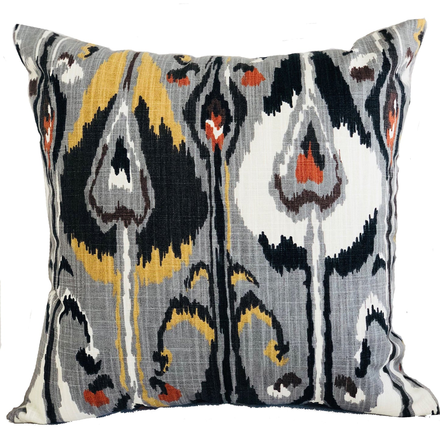 Tigerlily Gray Luxury Throw Pillow