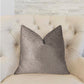 Moonlight Beige Luxury Throw Pillow
