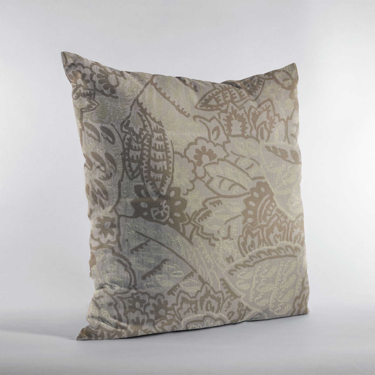 Plutus Brown Mustard Jacquard Luxury Throw Pillow