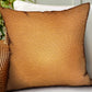 Burnt Sienna Brown Solid Luxury Outdoor/Indoor Throw Pillow