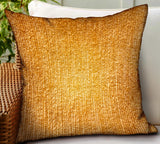 Honey Lust Brown Solid Luxury Outdoor/Indoor Throw Pillow