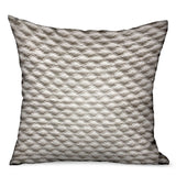 Monroe Bisque Brown Dobby Luxury Outdoor/Indoor Throw Pillow