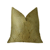 Golden Vineyard  Gold Handmade Luxury Pillow