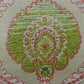Tulip Garden Pink and Green Handmade Luxury Pillow