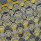 Plutus Blue Wynne Blue Navy and Yellow Handmade Luxury Pillow - 2
