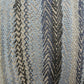 Plutus Blue Gate Gray Blue and Taupe Handmade Luxury Pillow - 2