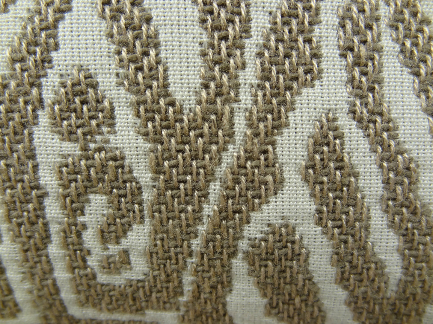 Cherokee Light Brown and Cream Handmade Luxury Pillow