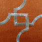 Nadiya Orange and White Handmade Luxury Pillow