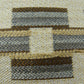 Foursquare White and Gray Handmade Luxury Pillow