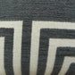 Argyle Square Black and White Handmade Luxury Pillow