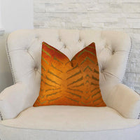 Tangerine Bliss Orange Handmade Luxury Pillow
