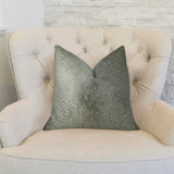 Venetian Silver Handmade Luxury Pillow