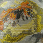 Fairy Garden  Gray Yellow and Coral Handmade Luxury Pillow