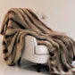 Sheared Faux Chinchilla Luxury Throw