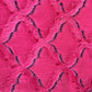 Plutus Fuchsia Purple Diamond Animal Faux Fur Luxury Throw Pillow