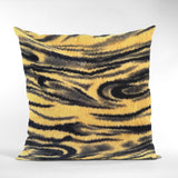 Plutus Yellow Galaxy Animal Faux Fur Luxury Throw Pillow