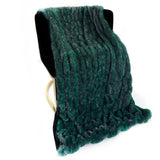 Plutus Emerald Green Plush Pelt Faux Fur Luxury Throw Blanket